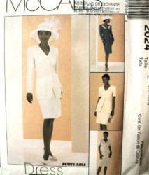 2024 MCC SS-LS LINED V-COATDRESS, JACKET, SKIRT PATTERN 14-18